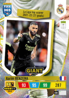 Karim Benzema Real Madrid 2023 FIFA 365 Giant #436